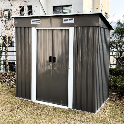 4x6 레드와이 스틸창고: 다용도 보관을 위한 견고한 솔루션