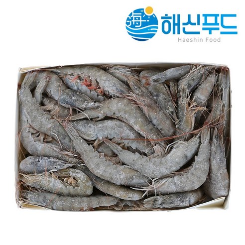 [업소용] 흰다리 새우 냉동 페루산 구이 새우장용 12kg