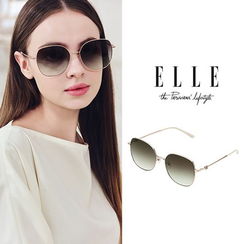 세련된 스타일과 기능적인 완벽함의 조화: 엘르 티타늄 선글라스 EL3002