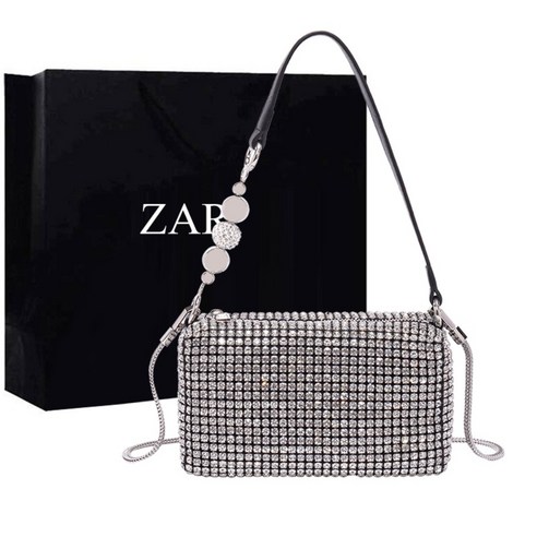 ZARA 자라 가방 다이아몬드 크리스탈 큐빅백 숄더백