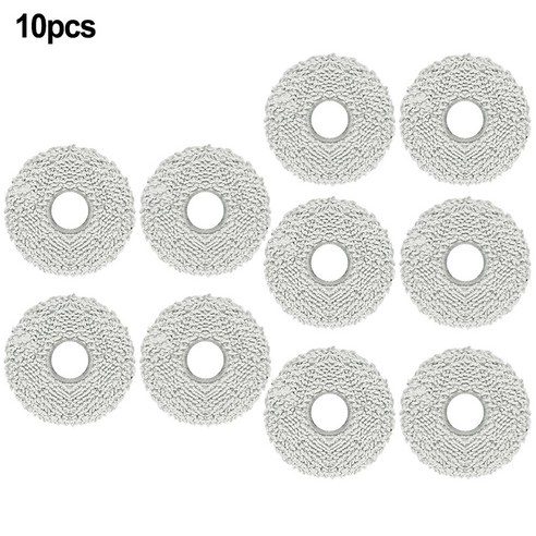 Cecotec 콩가 11090 스핀 교체 액세서리 걸레 천 청소 진공 부품, 02 10 PACK, 1) 10 PACK 세탁기건조기세트