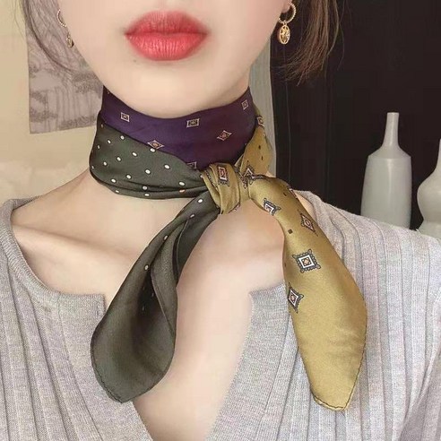 해피니스 쁘띠 메종: 당신의 일상에 사랑스러움을 더하는 마법, 도트 & 스트라이프 스카프 쁘띠메종