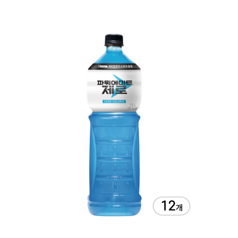 코카콜라 파워에이드 제로 라벨프리, 1.5L, 12개