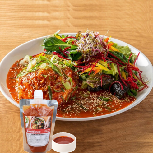 [오케이나우ㅣ인기상품] 동백국수집 비빔 양념장으로 맛있는 비빔면 만들기 [OKNOWㅣ추천상품]