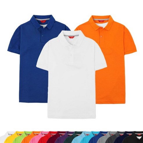 반팔/베이직카라 컬러풀