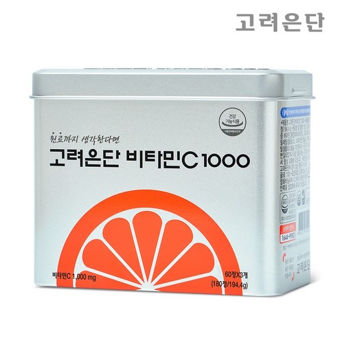 고려은단 비타민C1000 180정/6개월분, 없음, 1개, 180개