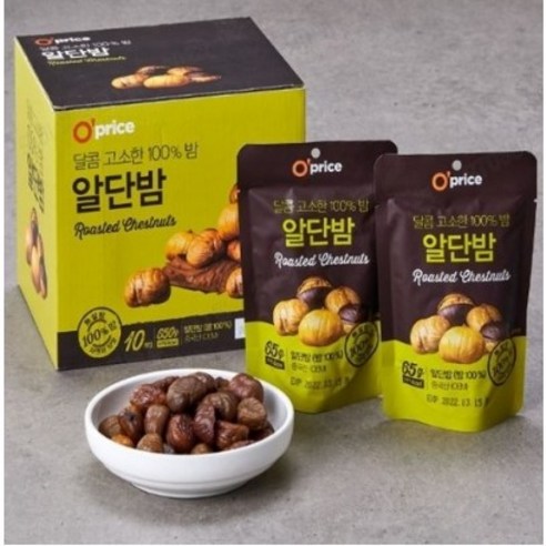 Oprice 자연단맛 알단밤, 650g, 2개
