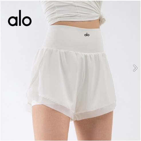 알로 alo 여성요가복 기능성 반바지 런닝 숏팬츠 하의 여름
