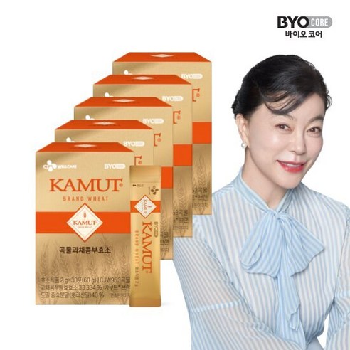 바이오코어 카무트효소 5박스, 90g, 5개