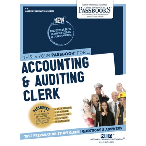 (영문도서) Accounting & Auditing Clerk 5 Paperback, Passbooks, English, 9781731800053