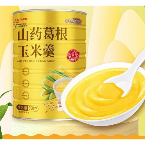 리우씨앤씨 중국식품 옥수수 수프 곡물 페이스트 파우더 600gx2대체 식사 포장은변경될수있음 230221 600g, 2개