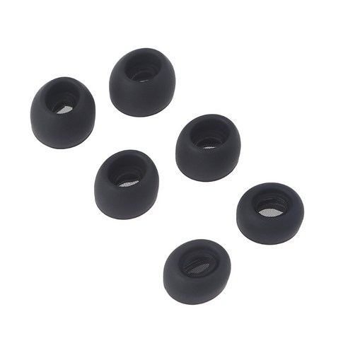 이어 버드 팁 소프트 실리콘 이어 버드 교체 Galaxy Buds Pro 헤드폰, 검은 색