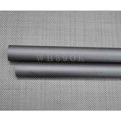 고강도 3k 탄소섬유튜브 외경 20mm 22mm 23 24mm 25mm 26mm 27mm 28mm 29 30mm 길이500mm 3k 평직유광 윙튜브 Carbon fiber tube, 1pcs 20x17x500mm 무광