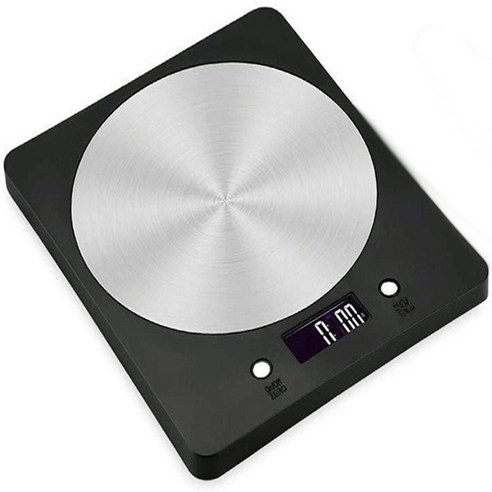 전자저울 전자 주방 저울 디지털 식품 저울 0.1g/5kg 정확한 전자 요리 식품 저울 계량 저울 가정용 주방용, 검은 색