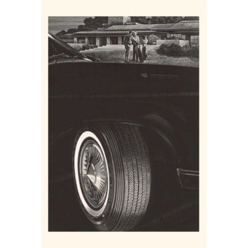 (영문도서) Vintage Journal Tire with Golfers in Background Paperback, Found Image Press, English, 9781669508052