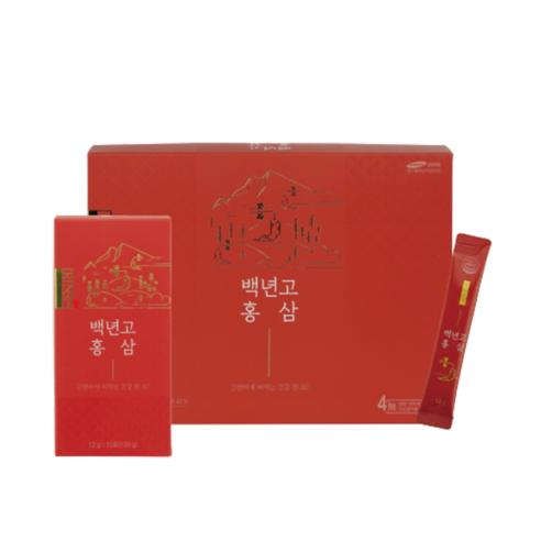 (웰빙바이오)백년고 홍삼 12g 30포/구증구포, 상세페이지 참조