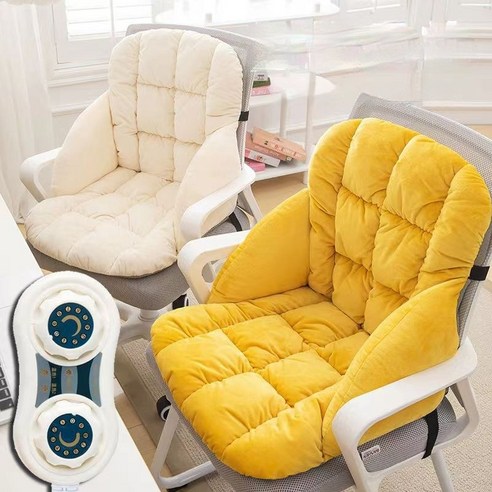 BOSUN 등받이의자전기방석, 따뜻하고 편안한 등받이, 벨벳과 플란넬 재질로 제작된 안락한 의자 전기매트
