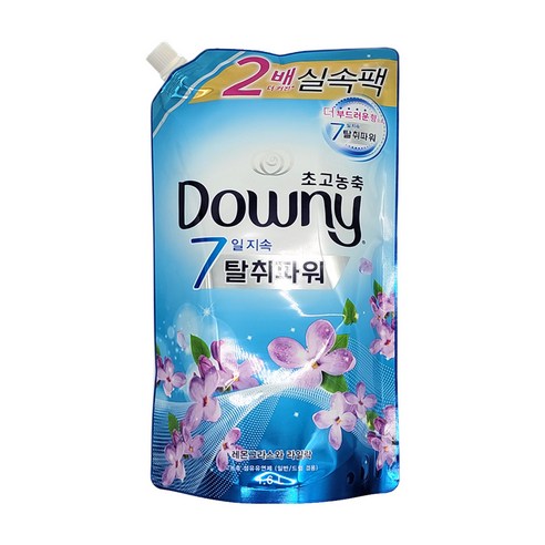 다우니 초고농축 섬유유연제 레몬그라스 & 라일락 1.6L – 1개 
세탁세제