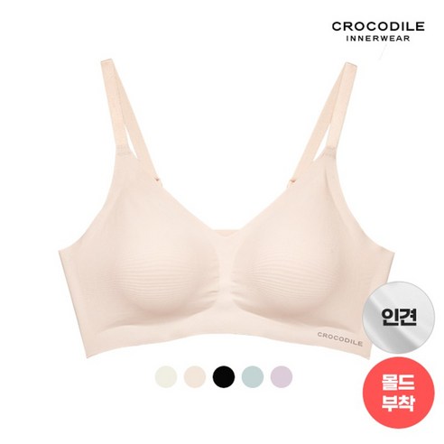 크로커다일 이너웨어 쿨 라이크라 인견쉘론 스트랍 감탄브라 택1