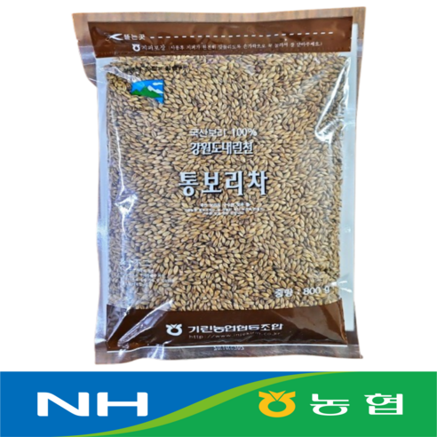 농협 국산 100% 통보리차 강원도 인제 신선도보장 최신상품, 1세트, 1개입, 800g