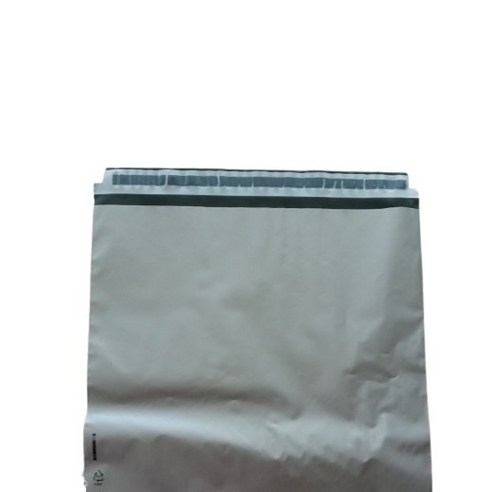   HD double paper parcel bag silver, 100 ea