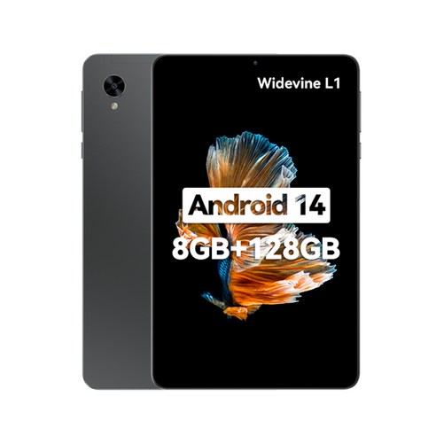 HEADWOLF FPad 3 안드로이드 14 태블릿 PC 8.4 인치 최대 8GB 램 128GB 롬 Widevine L1 Unisoc T616 옥타코어 FHD 화면, Official standard