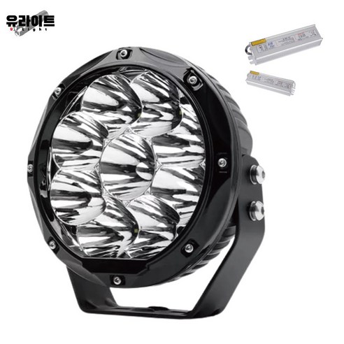 LS-G90 LED 써치라이트 90W 작업등 차량용 선박용 DC 12V 24V 13000루멘, 220V사용시(SMPS컨버터150W)추가, 1세트