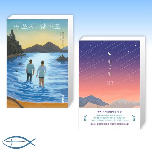 [최은영 작가 세트] 애쓰지 않아도 + 밝은 밤 (전2권)