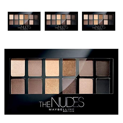 메이블린 엑스퍼트 웨어 아이섀도우 팔레트 9.6g, The nudes, 4개