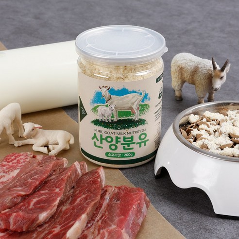 펫푸드궁 펫밀크 강아지 산양분유 소고기맛 200g, 소고기맛(강아지용)