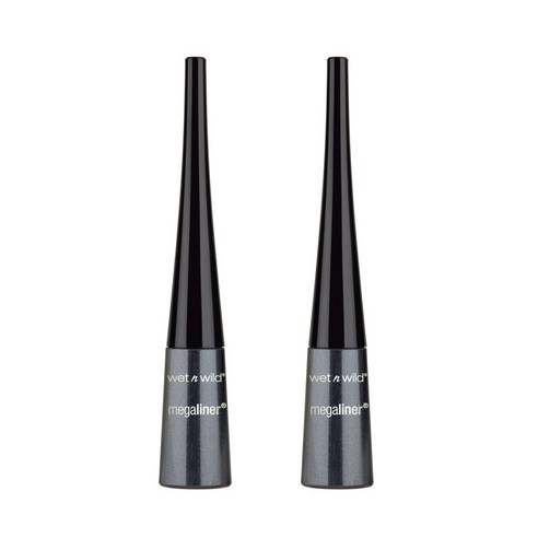 웻앤와일드 메가라이너 리퀴드 아이라이너 3.5ml, Black, 2개