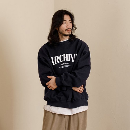 러기드하우스 : 아카이브 오버핏 맨투맨