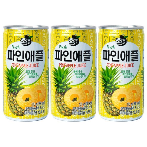 대일 참맑은 파인애플 캔, 30개, 175ml