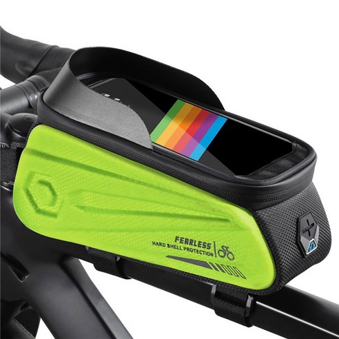 Xzante WEST BIKING 7.0 인치 콘택트 스크린 전화 케이스 가방 자전거 튜브 방수 사이클링 마운트 라이트 그린, 연한 초록색