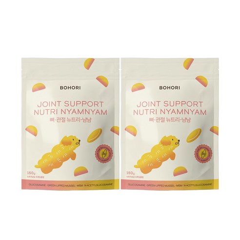 보호리 강아지 영양제 뉴트리냠냠 150g, 뼈/관절강화, 2개, 기호증진