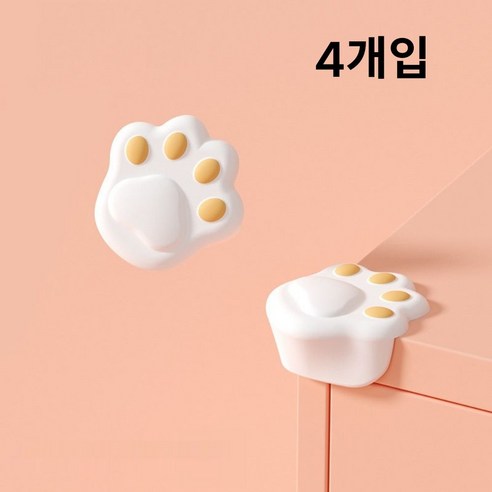 ANYOU 코너보호대 고양이 발톱HJFZT003, 화이트white, 1세트