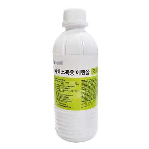 케어 소독용 에탄올 83% 250ml 1개 손 피부 알코올 알콜 청소 수술 약국