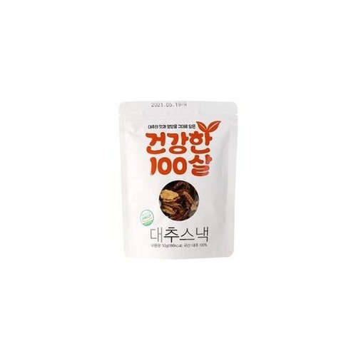 경북고향장터 사이소 경상북도 건강한 100살 대추스낵 50g, 1개