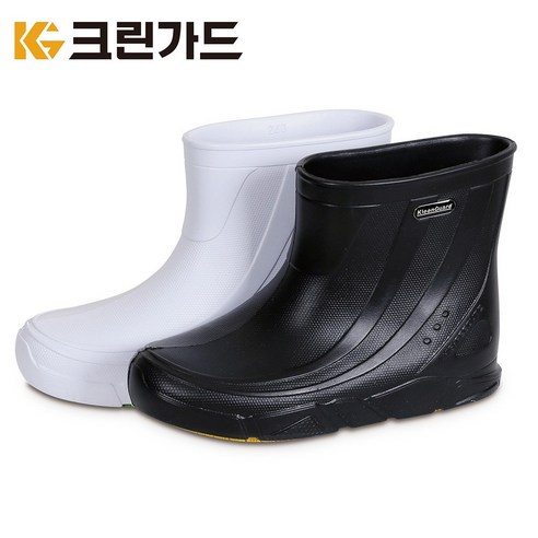 크린가드 S30 위생화 반장화 화이트, 1개