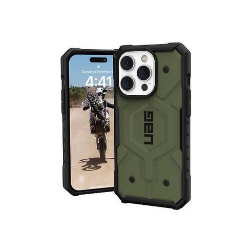 UAG iPhone 14 Pro용 맥세이프 마그네틱 포함 패스파인더 시리즈 케이스 올리브