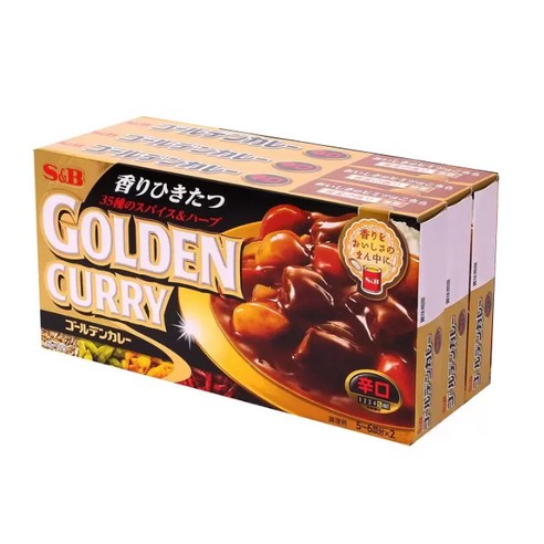 에스앤비 골든카레 매운맛, 198g, 3개