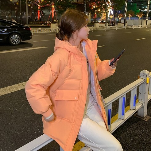 리얼 샷 새로운 겨울 다운 다운 재킷 여성 한국어 스타일 학생 면화 패딩 코트 홍콩 스타일 느슨한 코튼 패딩 코트