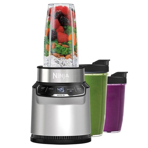닌자 뉴트리 블렌더 프로 with Auto-IQ 믹서기 BN500KR, 0 BN500Kr