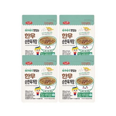베베스트 아이 맛있는 한우 순한육개장, 1개