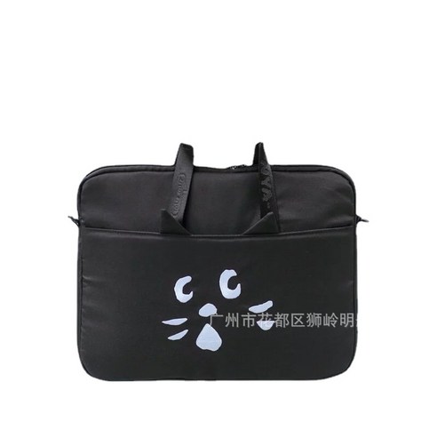 ANKRIC 깜짝 고양이 14 인치 노트북 가방 귀여운 만화 어깨 휴대용 iPad 보관 가방 노트북가방