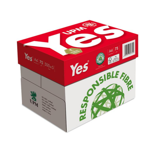 Yes 예스 75g A4용지 A4복사용지, A4, 2500매