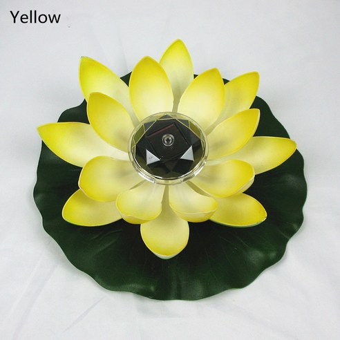 [LF] 솔라연화등 부유발광조등 수중태양광조등, 1 Pcs_Yellow