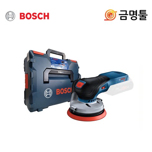 보쉬 GEX18V-125 충전원형샌더 18V 본체 5인치 BL모터 6단속도조절 샌딩기 사포, 1개