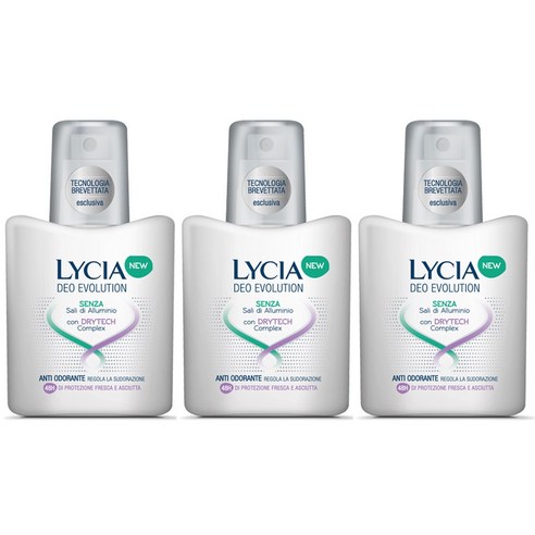 리시아 데오드란트 미스트 75ml 3개입, 에볼루션 75ml x 3개입, 1개
