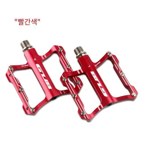 산악 자전거 알루미늄 합금 베어링 페달, GC-008 【DU+필린】-빨간색 가스켓 보내기+렌치